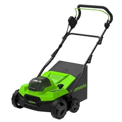 Аэратор-скарификатор аккумуляторный Greenworks GD40SC38IIK4 (40В c 1хАКБ 4 А-ч и ЗУ)