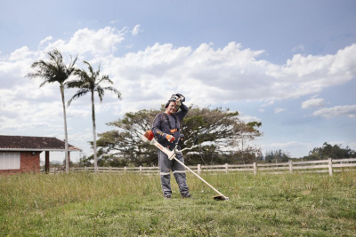 Мотокоса STIHL FS 351-L 2-MIX (с ножом для молодняка 300 3 20)