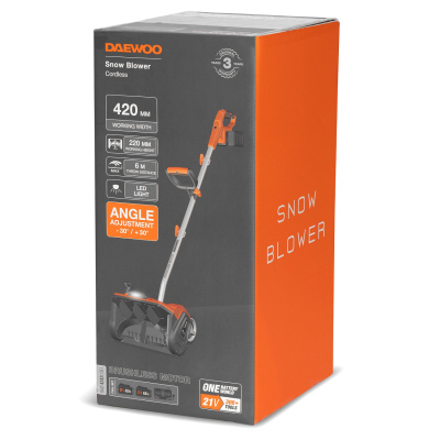 Снегоуборщик аккумуляторный DAEWOO DAST 4242Li SET