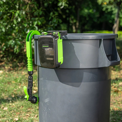 Насос аккумуляторный для полива из бочки Greenworks G24SWP (24В, 1*АКБ 2Ач и ЗУ)