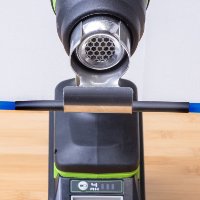 Фен строительный аккумуляторный Greenworks G24HG (24В, 1хАКБ 4Ah и ЗУ)