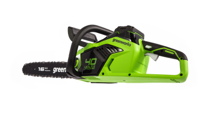 Цепная пила аккумуляторная Greenworks GD40CS18K4 (40В, 1хАКБ 4Ач и ЗУ) 40см