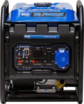 Генератор инверторный бензиновый ECO PE-7000RSI (5,5 кВт, 220 В, бак 15л, 37кг)