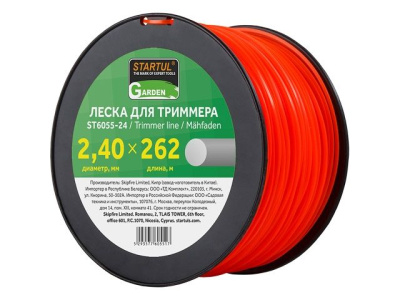 Шнур кордовый 2,4мм 262м круг STARTUL GARDEN