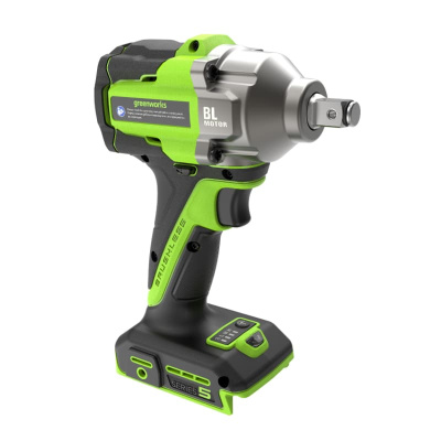 Гайковерт ударный аккумуляторный Greenworks IW5500 (24В, 1хАКБ 5Ач и ЗУ) 500Нм
