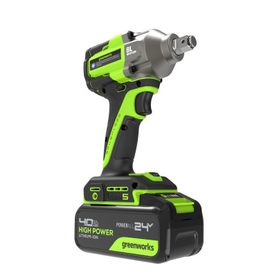 Гайковерт ударный аккумуляторный Greenworks IW5500 (24В, 1хАКБ 4Ач и ЗУ) 500Нм