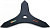 Нож для молодняка STIHL 250мм 3 1&quot; FS90 FS100 FS130 FS250