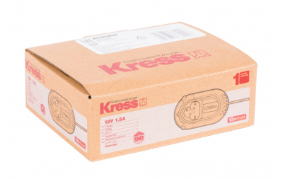 Зарядное устройство KRESS KCH1202 12В, 1.5А