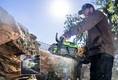 Цепная пила аккумуляторная Greenworks OCS600 (82В, без АКБ и ЗУ) 45см Цепная пила аккумуляторная Greenworks OCS600 (82В, без АКБ и ЗУ) 45см