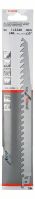 Пильное полотно для ножовки S 1542 K 5шт BOSCH