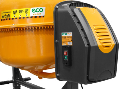 Бетоносмеситель ECO CM-160 (объём 160/119 л, 800 Вт, 230 В, вес 45,3 кг)