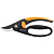 Секатор плоскостной FISKARS P44 с петлёй для пальцев