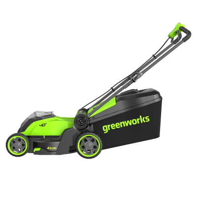 Газонокосилка аккумуляторная Greenworks GD40LM411K5 (40В, 41 см, 1хАКБ 5Ач и ЗУ)
