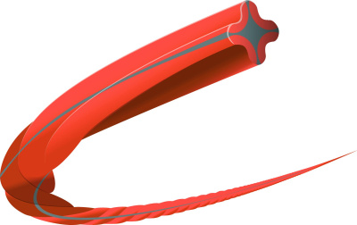 Шнур кордовый 2,4мм 12м Whisper Twist Husqvarna (бесшумный, ProPolimer)