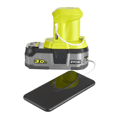 Адаптер с аккумулятора 18В на USB RYOBI R18USB-0 (без батареи) ONE+