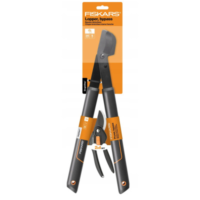 Сучкорез плоскостной малый 570мм L28 FISKARS SingleStep (112160) 35мм + секатор P26 