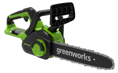 Цепная пила аккумуляторная Greenworks G24CS25 (24В, 1хАКБ 8Ач и ЗУ) 25см