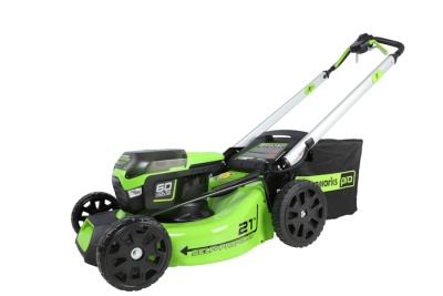 Газонокосилка аккумуляторная Greenworks GD60LM51SPK4 (60В, с 1хАКБ 4Ач и ЗУ) 51см самоходная