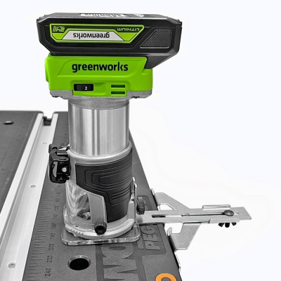 Фрезер аккумуляторный Greenworks G24RO (24В без АКБ и ЗУ)