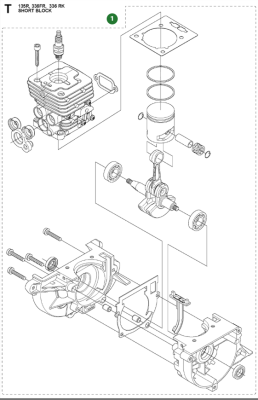 Шортблок 135R