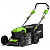 Газонокосилка аккумуляторная Greenworks GD60LM46HPK4 (60В, c 1xАКБ 4Ач и ЗУ) 46см