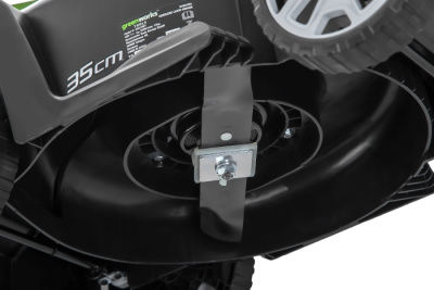 Газонокосилка аккумуляторная Greenworks G40LM35K4 (40В, 1хАКБ 4Ач и ЗУ) 35см