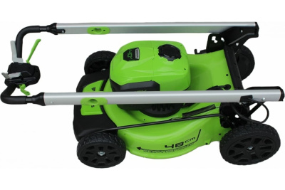 Газонокосилка аккумуляторная Greenworks GD40LM48SPК4 (40В, 1*АКБ 4А и ЗУ) 48см самоходная