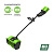 Снегоуборщик аккумуляторный Greenworks GD60SSK4 (60В, с 1xАКБ 4Ah и ЗУ) 30см