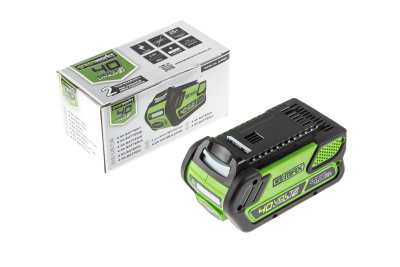 Триммер аккумуляторный Greenworks G40LTK4 (40В 1хАКБ 4Ач и ЗУ) 30см