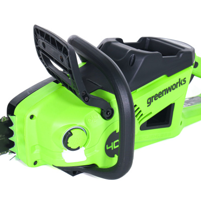 Цепная пила аккумуляторная Greenworks GD40CS20X (40В, 1хАКБ 8Ач и ЗУ) 40см