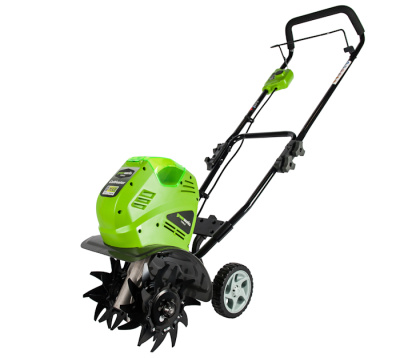 Культиватор аккумуляторный Greenworks G40TLK4 (40В с 1хАКБ 4 А-ч и ЗУ)