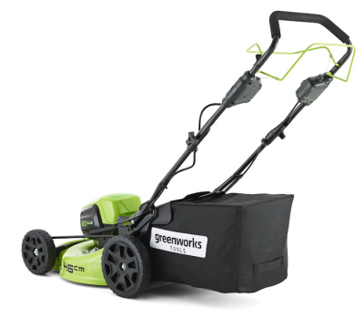 Газонокосилка аккумуляторная Greenworks GD60LM46SPK4 (60В, с 1хАКБ 4Ач и ЗУ) 46см самоходная