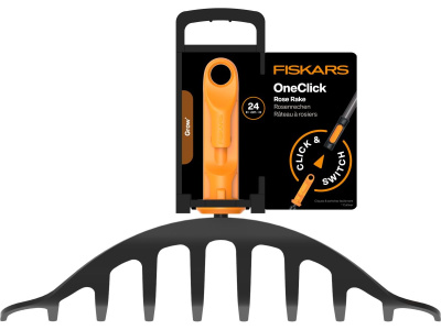 Грабли для уборки клумб FISKARS OneClick без черенка