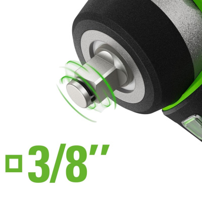 Гайковерт ударный аккумуляторный Greenworks G24IW200 (24В, 1х2Ач и ЗУ) 200Нм