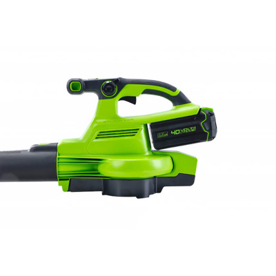 Воздуходув-пылесос садовый аккумуляторный Greenworks GD40BVIIK4 (40В с 1х4Ач и ЗУ)