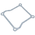 Прокладка клапанной крышки HV708AE HV764 HV764E HV764AE