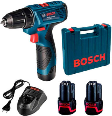 Шуруповерт аккумуляторный GSR 120-LI 30 Нм ( 2*1.5 Ah) чемодан, BOSCH