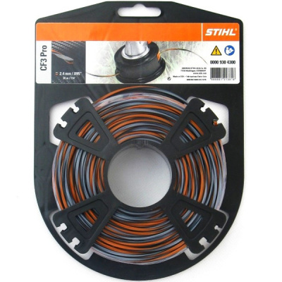 Косильная струна 2,4мм 35м CF3 Pro STIHL (крестообразная)