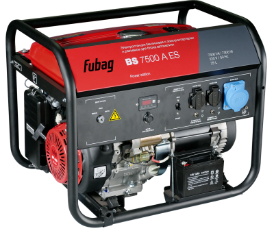 Генератор FUBAG BS 7500 A ES с электростартером и коннектором автоматики