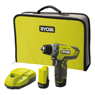 Дрель-шуруповерт аккумуляторная RYOBI R12DD-LL13S