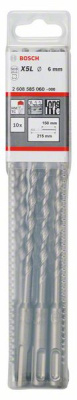 SDS-plus-7 бур,  6 -150/215мм (10шт), BOSCH