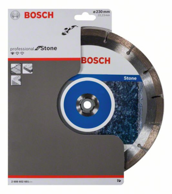 Круг алмазный 230-22,23 Standard for Stone (камень, гранит), BOSCH