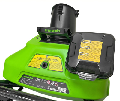 Снегоуборщик аккумуляторный Greenworks GD60PSTK4 (60В, c 1хАКБ 4А-Ч и ЗУ) 51см