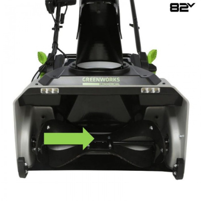 Снегоуборщик аккумуляторный Greenworks 82SN22K5 (82В, с 1хАКБ 5 А-ч и ЗУ) 56см