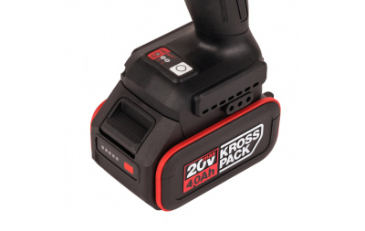 Аккумуляторный гайковерт бесщеточный KRESS KH275, 20В, 500Нм, 4Ач х 2, ЗУ 6А, кейс