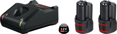 Аккумуляторный блок GBA 12В 2 х 2.0 Ач + зарядное устройство GAL 12V-40, BOSCH