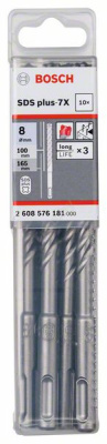 SDS Plus-7X бур, 8-100/165мм (10шт), BOSCH