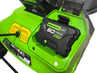 Снегоуборщик аккумуляторный Greenworks GD60PST (60В, без АКБ  и ЗУ) 51см