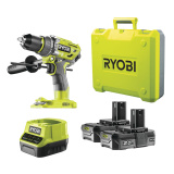 Ударная дрель-шуруповерт RYOBI R18PD7-220B ONE+