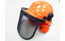 Шлем защитный со щитком и наушниками LONG DAR PLASTIC